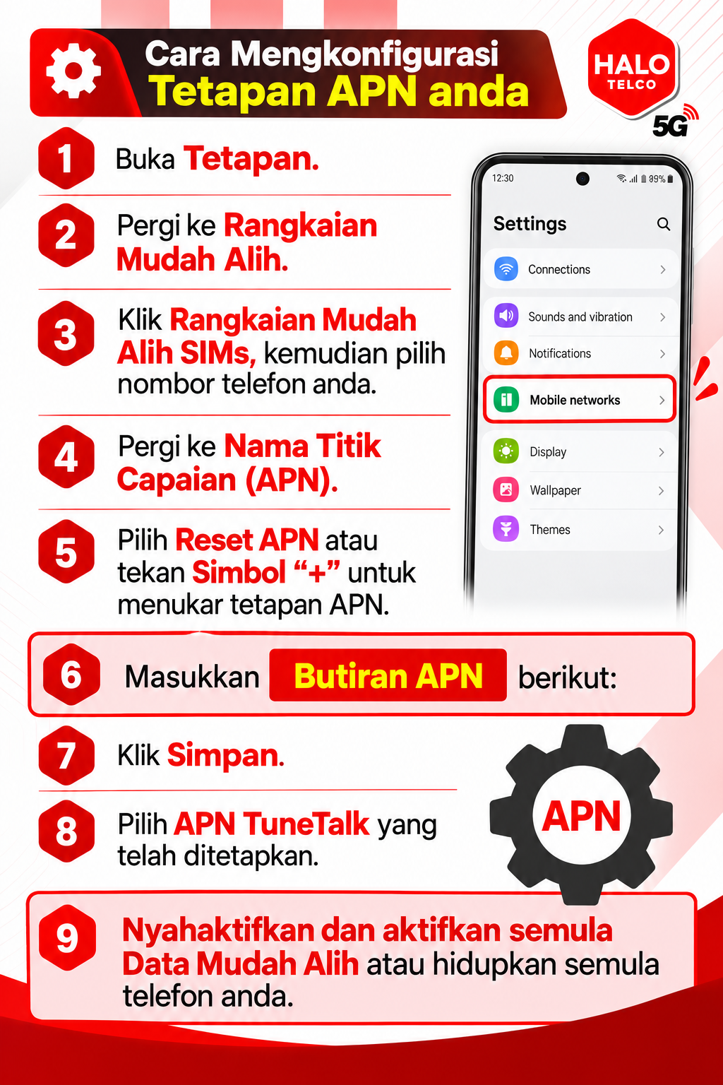 Panduan Setting APN Android - Bahagian 2