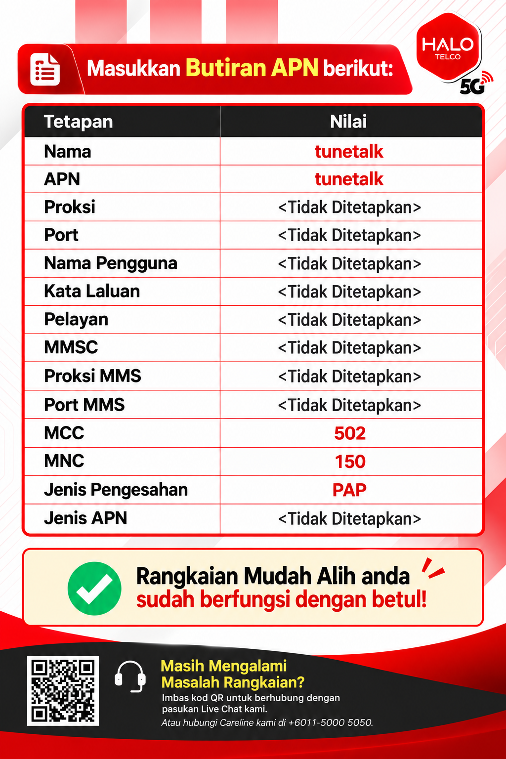 Panduan Setting APN Android - Bahagian 3